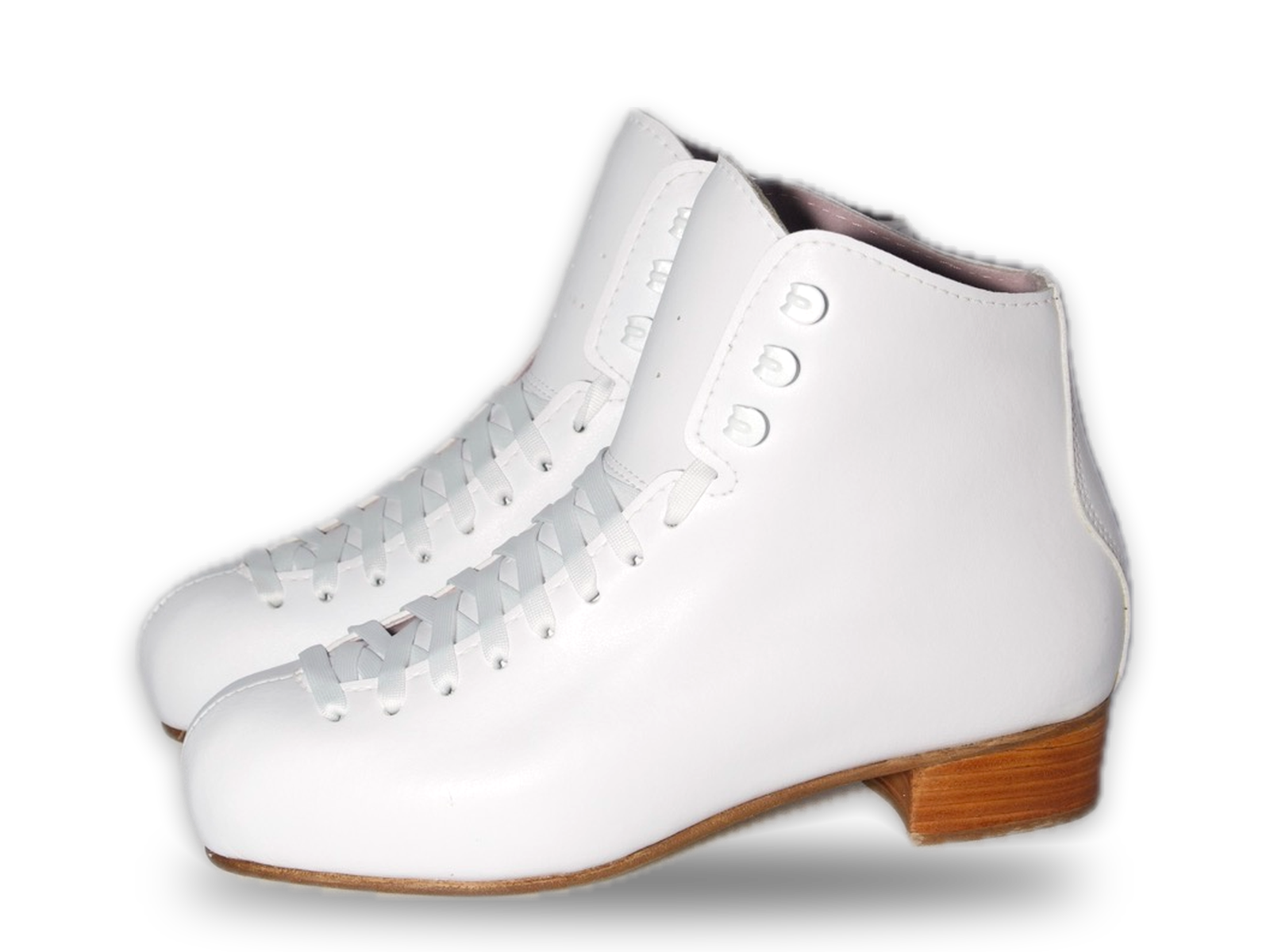 Par de botas Mora Kiss blancas, vista lateral